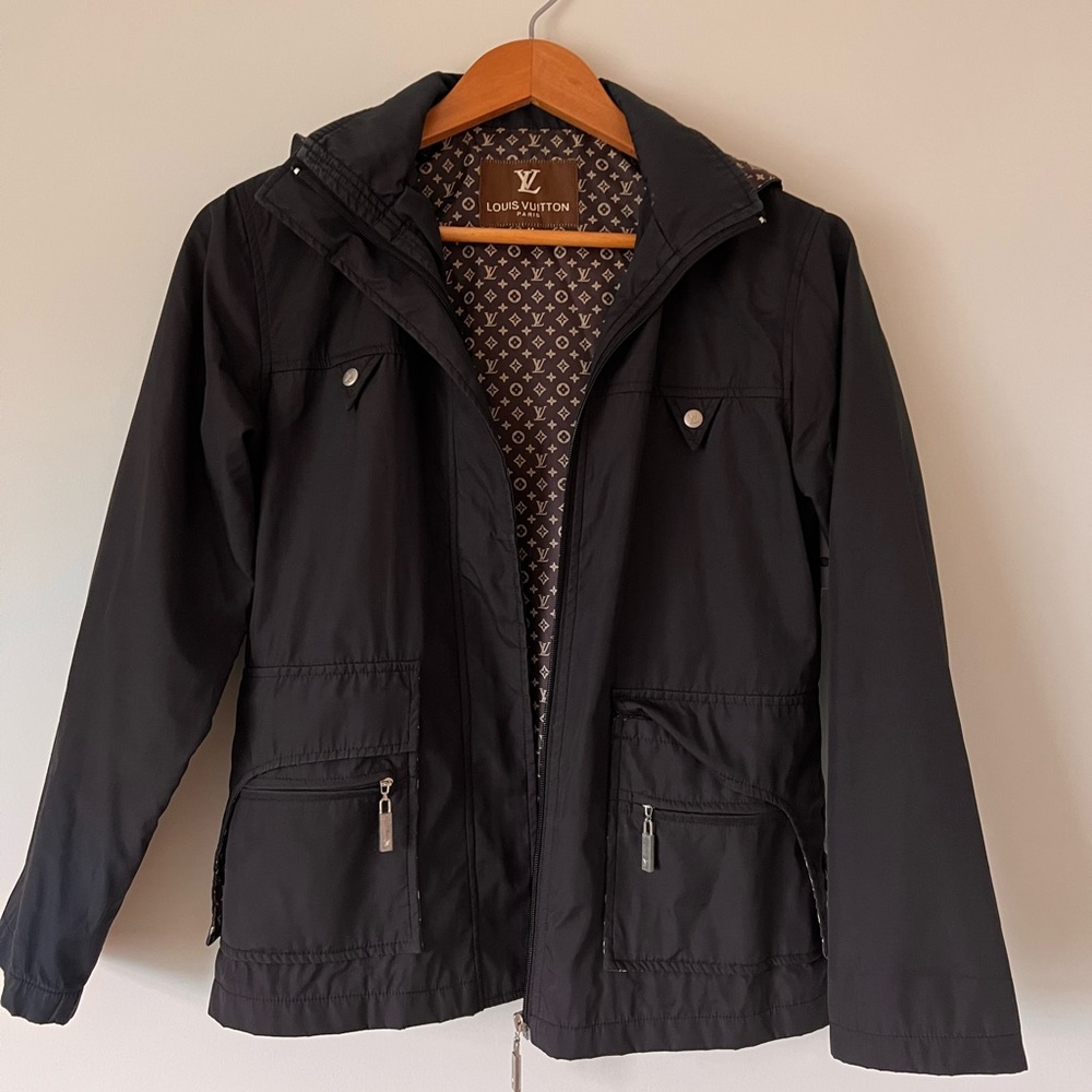 Louis Vuitton Womens Rain Jacket, Size Small